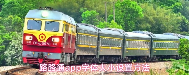 路路通app字体大小设置方法