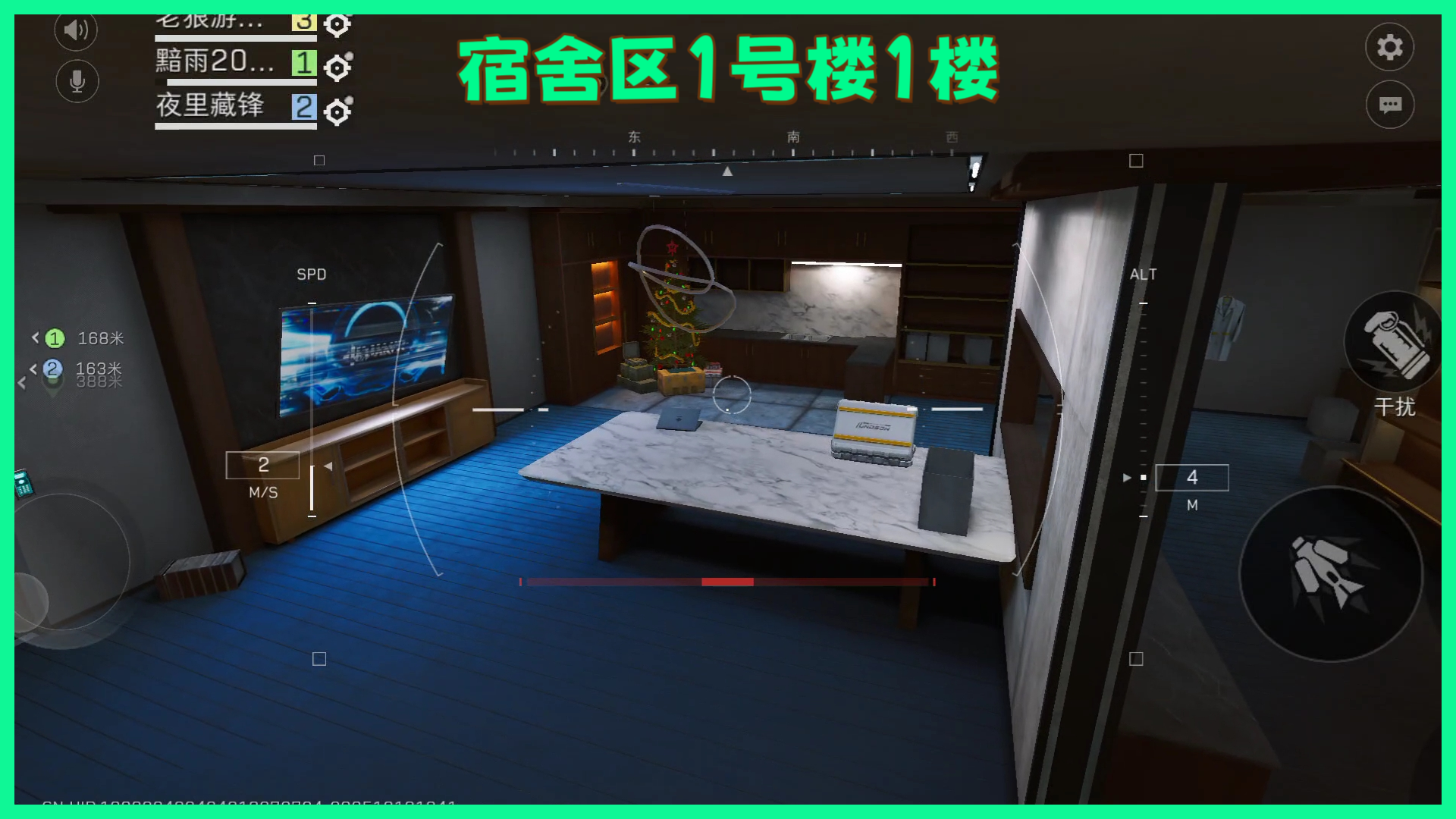 《三角洲行动》航天基地圣诞树点位图