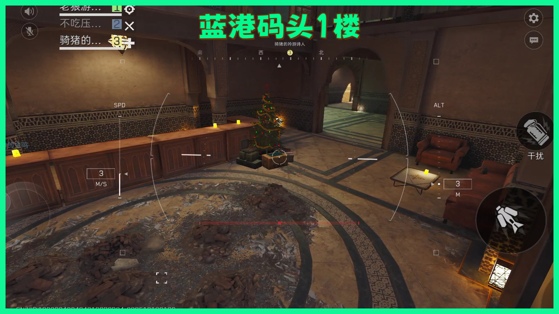 《三角洲行动》长弓溪谷圣诞树点位图