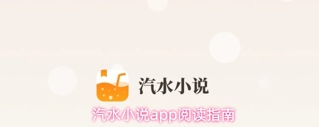 汽水小说app阅读指南
