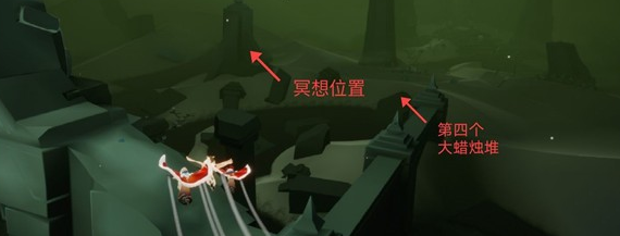 光遇远古战场中央冥想在哪里？