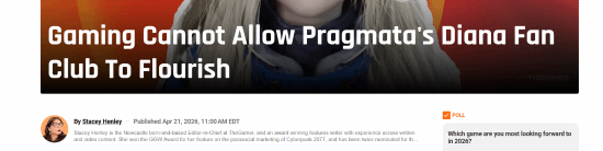 外媒没玩过游戏就开喷!呼吁抵制卡普空萝莉新作玩家?