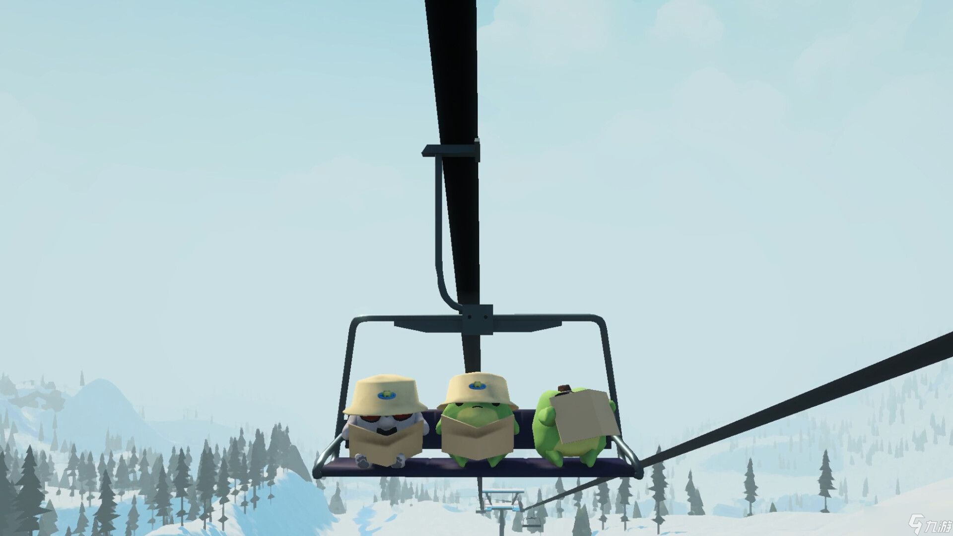 《Sledding Game》 Steam上的新晋好友同乐佳作 比《极限滑雪 SSX》更休闲惬意
