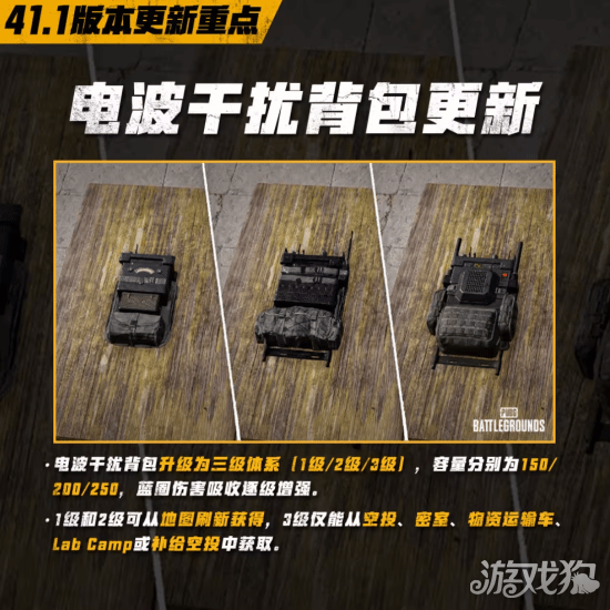 绝地求生电波干扰背包更新说明-电波干扰背包有哪些变化