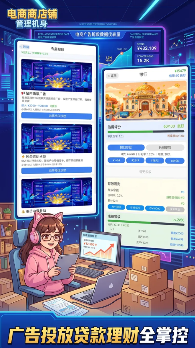 电商开网店模拟器手游上线时间 电商开网店模拟器手游开服日期揭晓