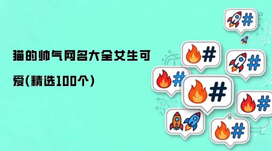 猫的帅气网名大全女生可爱(精选100个)