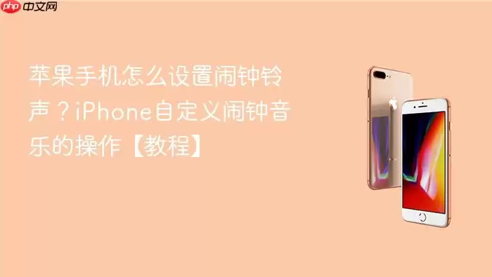 苹果手机怎么设置闹钟铃声？iPhone自定义闹钟音乐的操作【教程】