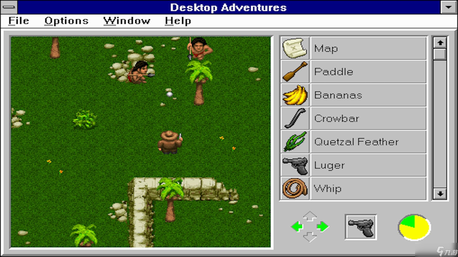 正是这款复古的 Indiana Jones and His Desktop Adventures 游戏，点燃了我对冒险类游戏的一生热爱。