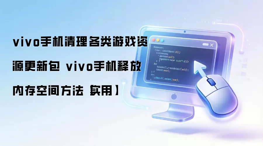 vivo手机清理各类游戏资源更新包 vivo手机释放内存空间方法【实用】