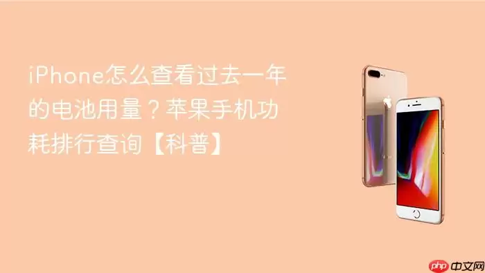 iPhone如何查询过去一年电池用量：苹果手机功耗排行详细教程科普