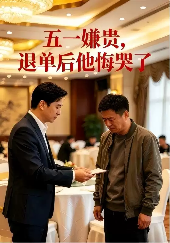 短剧《五一嫌贵,退单后他悔哭了》剧情介绍