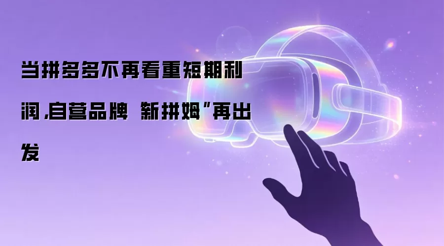当拼多多不再看重短期利润,自营品牌“新拼姆”再出发