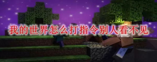 我的世界如何输入指令不被他人发现