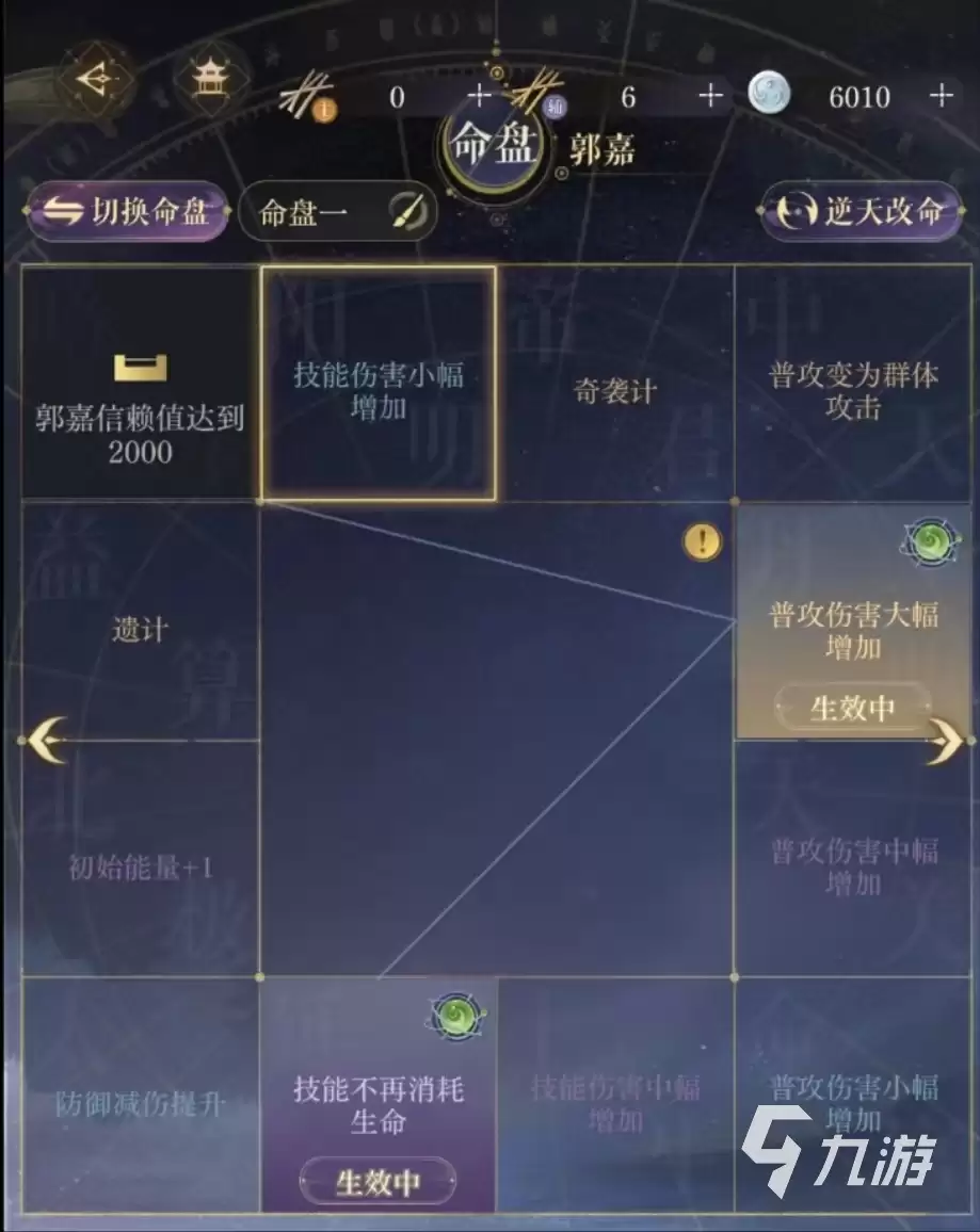 如鸢郭嘉星石搭配攻略 如鸢郭嘉星石搭配分享