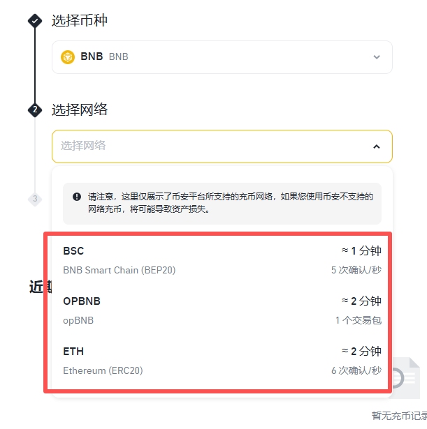 币安充值教学