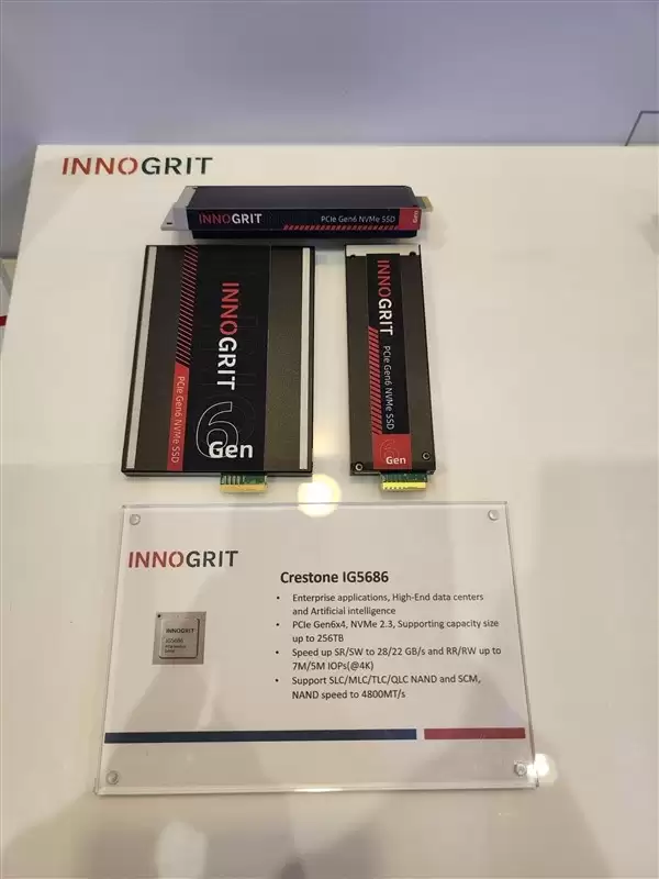 英韧科技首发企业级SSD主控IG568基于PCIe Gen6