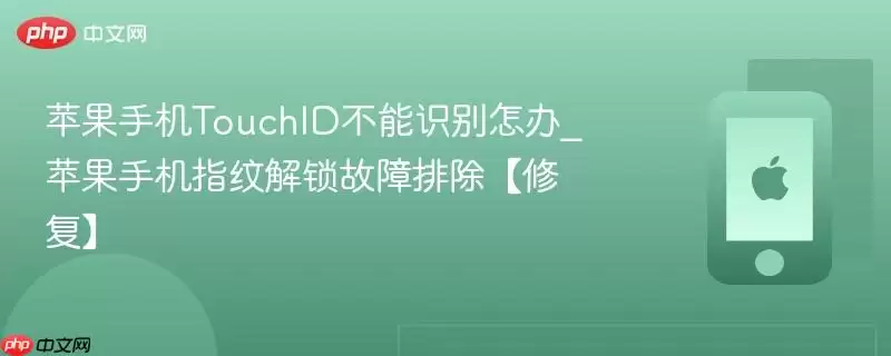 苹果手机TouchID不能识别怎办_苹果手机指纹解锁故障排除【修复】