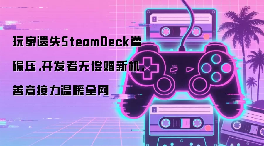 玩家遗失SteamDeck遭碾压,开发者无偿赠新机,善意接力温暖全网
