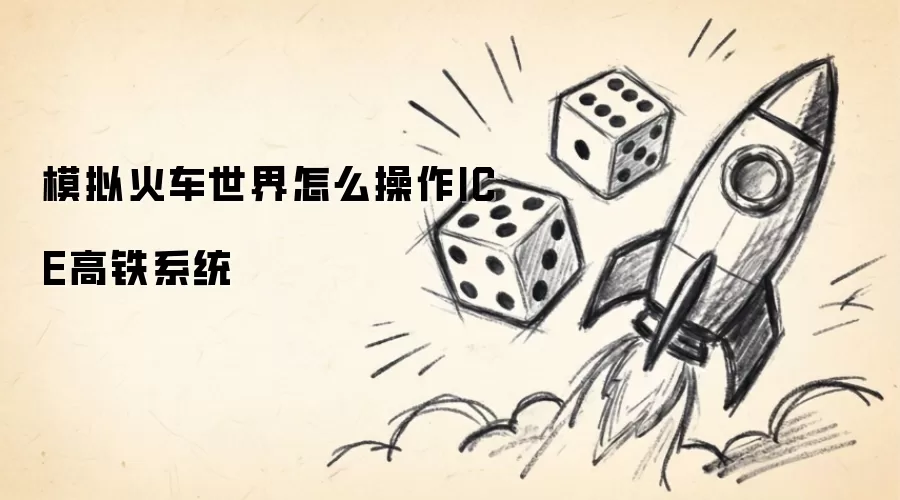 模拟火车世界如何操作ICE高铁系统