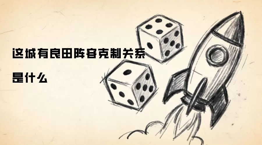 这城有良田阵容克制关系是什么