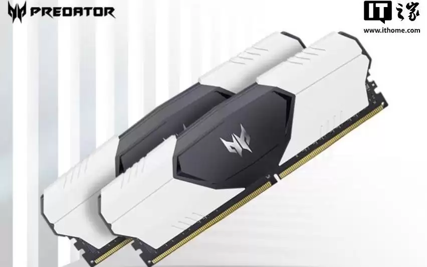 宏碁推出掠夺者DDR4马甲条3600C16: 16G双条(32G)售1799元