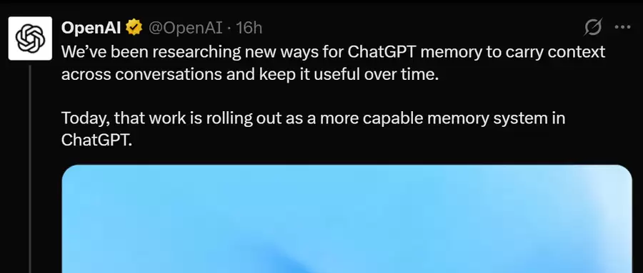 ChatGPT开始靠做梦：稳稳地记住你