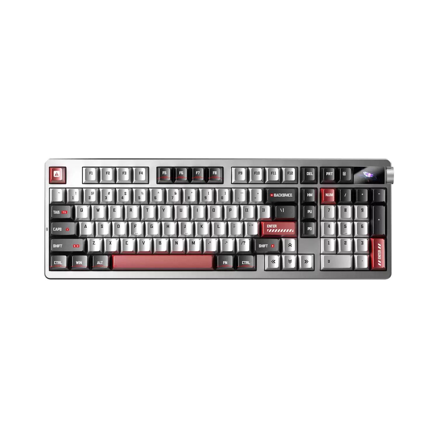 狼蛛 Nova98 系列机械键盘上架：双 8KHz 回报率:1.14 英寸彩屏:旋钮:399 元起