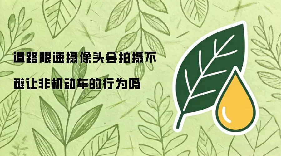 道路限速摄像头会拍摄不避让非机动车的行为吗