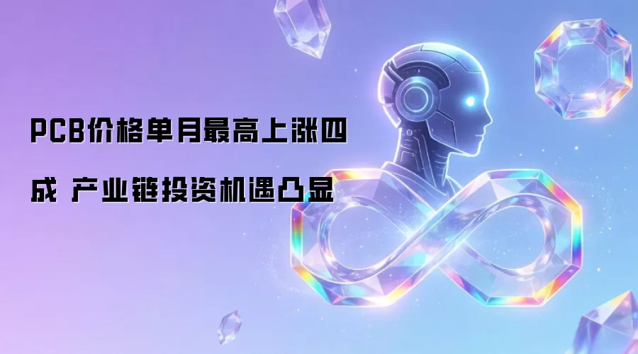 PCB价格单月最高上涨四成 产业链投资机遇凸显