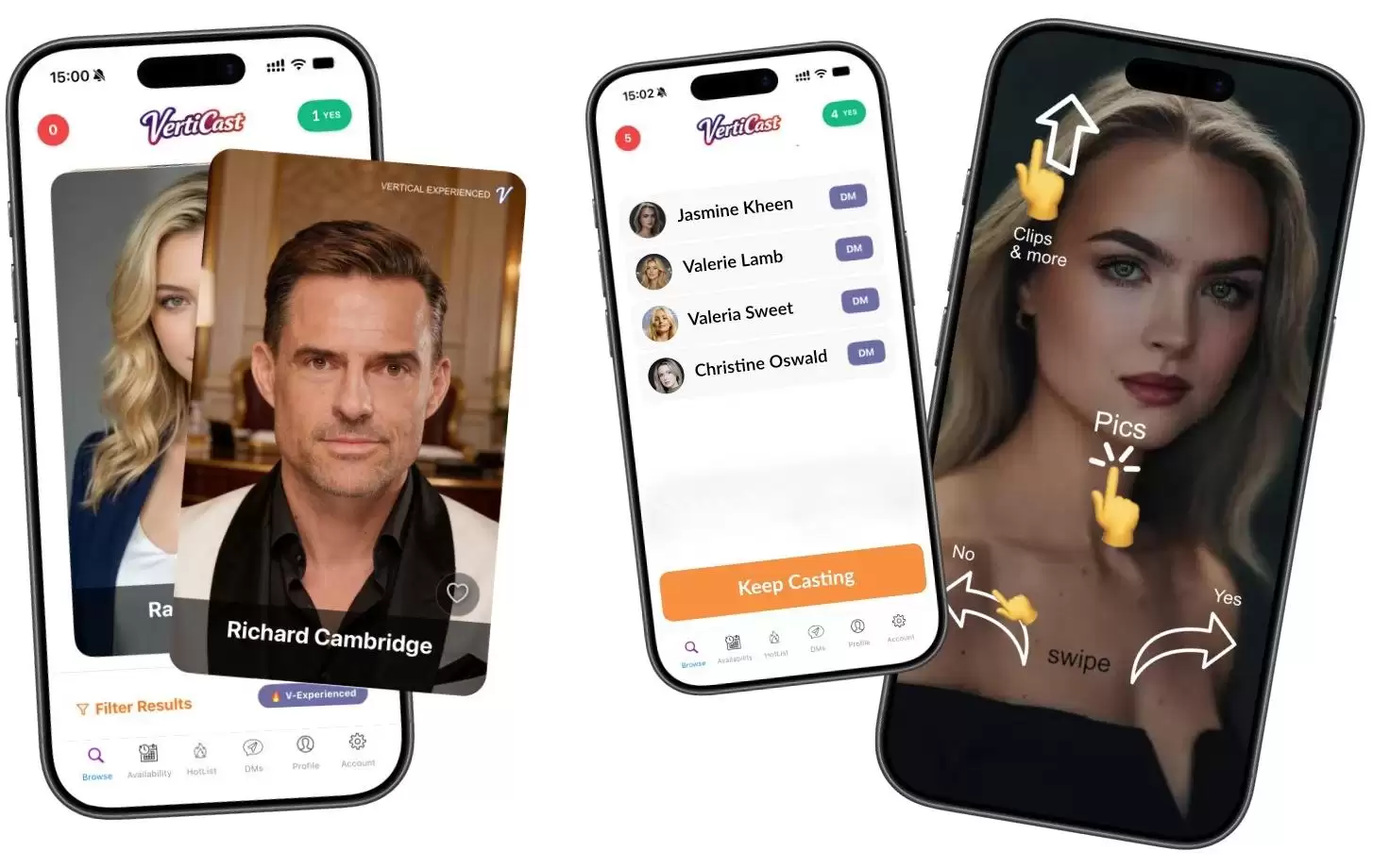 选角界Tinder问世！微短剧演员靠刷脸就能接戏