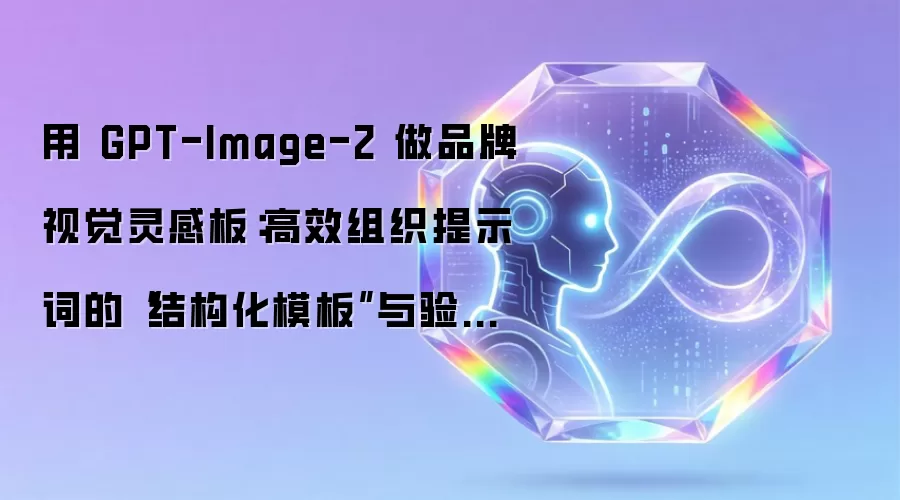 用 GPT-Image-2 做品牌视觉灵感板:高效组织提示词的“结构化模板”与验证流程
