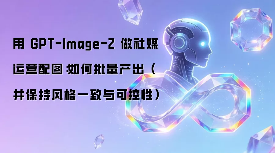 用 GPT-Image-2 做社媒运营配图：如何批量产出（并保持风格一致与可控性）