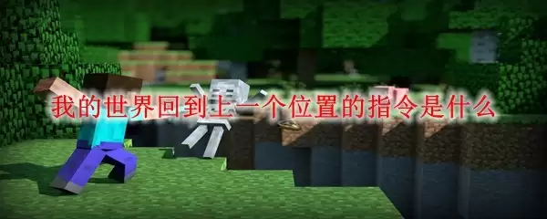 我的世界回到上一个位置的指令是什么
