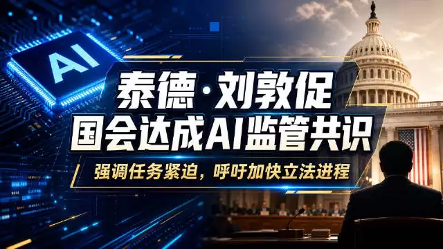 我很清楚这种紧迫性：泰德·刘敦促国会就人工智能监管达成共识