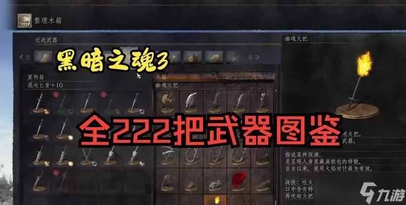 《黑暗之魂3》游戏武器评测：探索最强大的武器装备