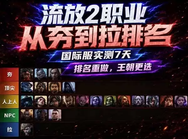 流放之路2 0.5赛季国际服全职业强度排行 新赛季哪些职业最强