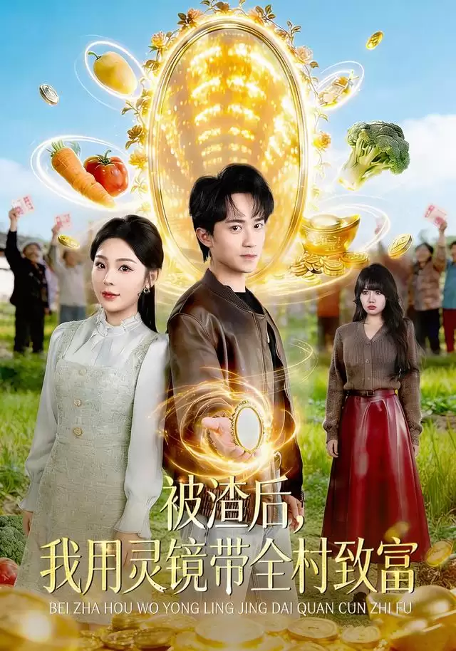 短剧《被渣后 我用灵镜带全村致富》剧情介绍