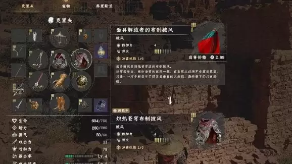 红色沙漠面具解放者的布制披风装备获得方法