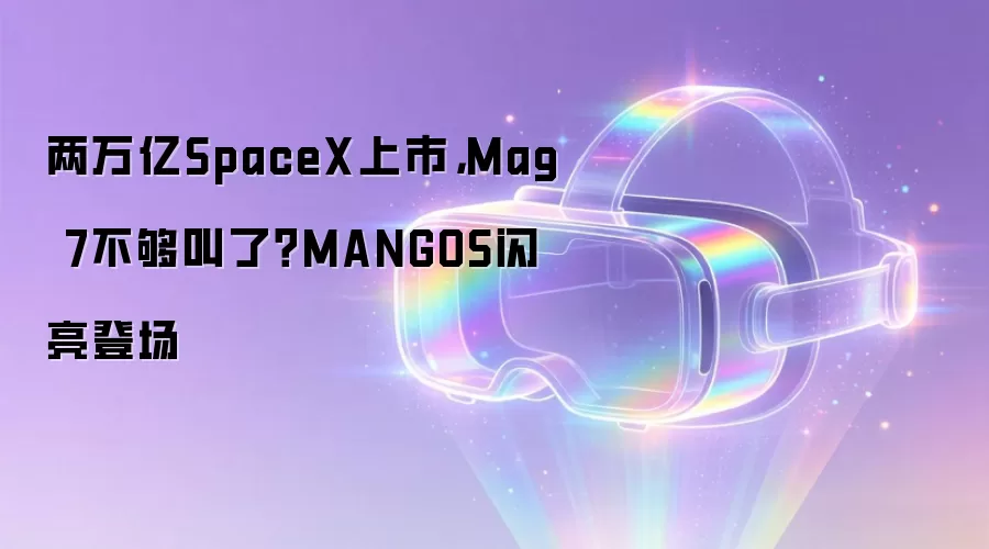 两万亿SpaceX上市: Mag 7不够叫了？MANGOS闪亮登场