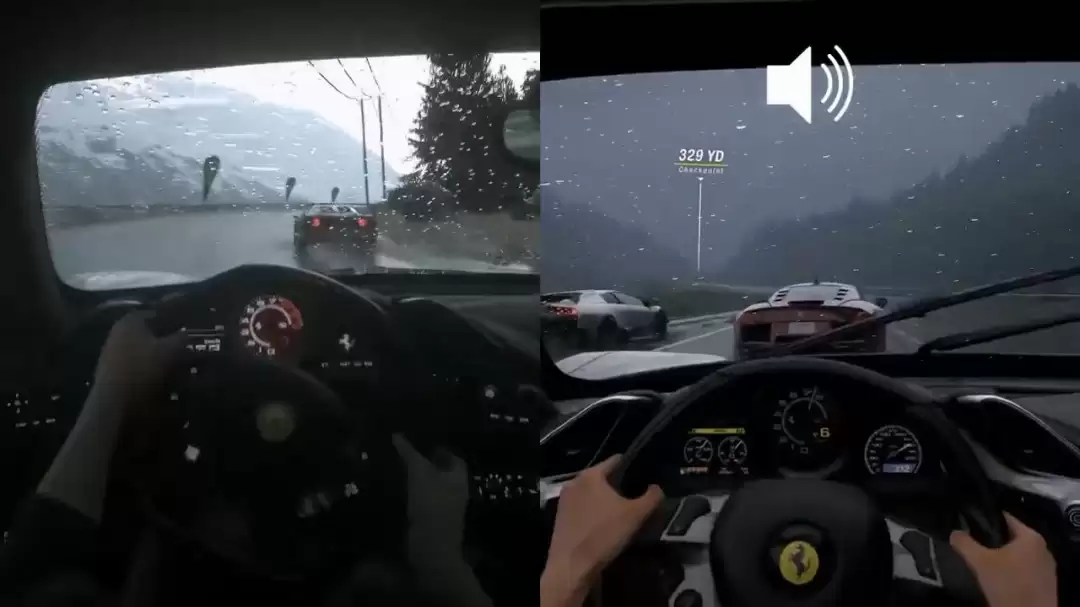 雨天效果对比：《驾驶俱乐部》vs《极限竞速：地平线6》
