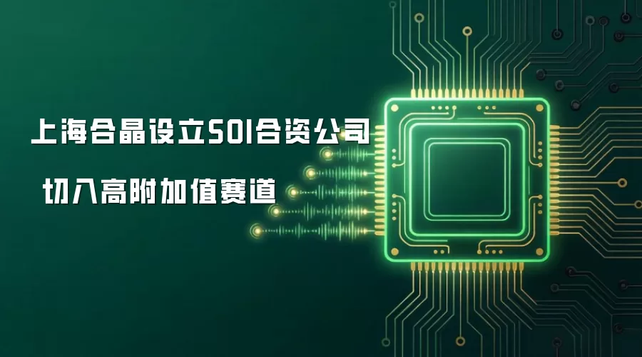 上海合晶设立SOI合资公司：切入高附加值赛道