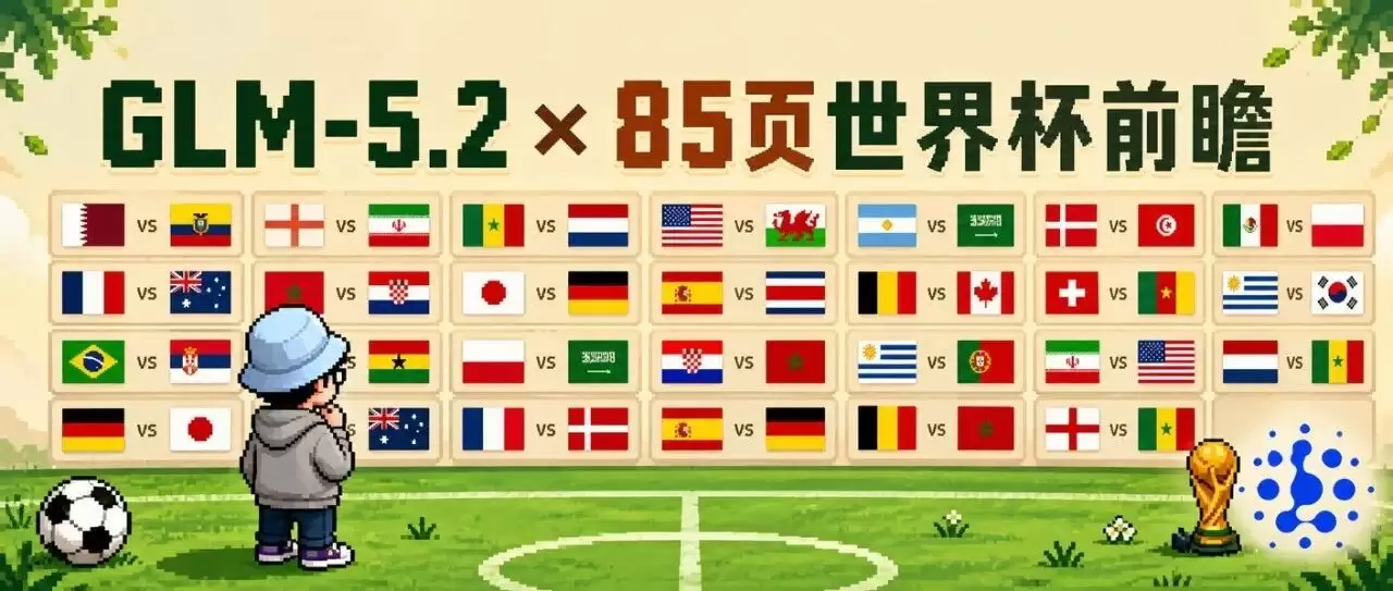 实测 GLM-5.2 百万上下文：我让他做了 85 页的世界杯前瞻！