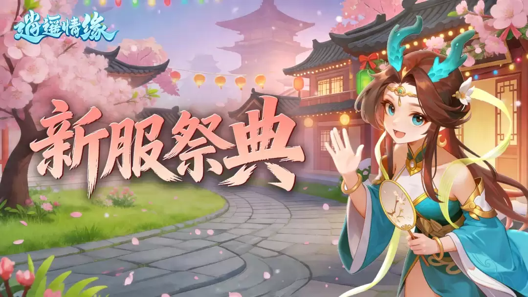 逍遥情缘新服预告 | 桃花43服 6月15日10时开服！