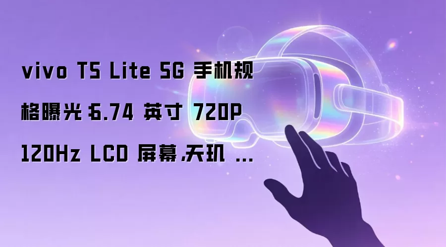 vivo T5 Lite 5G 手机规格曝光:6.74 英寸 720P 120Hz LCD 屏幕,天玑 6300 芯片
