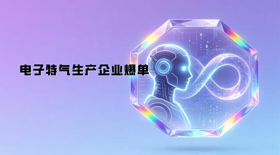 电子特气生产企业爆单