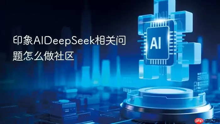 印象AIDeepSeek相关问题如何做社区