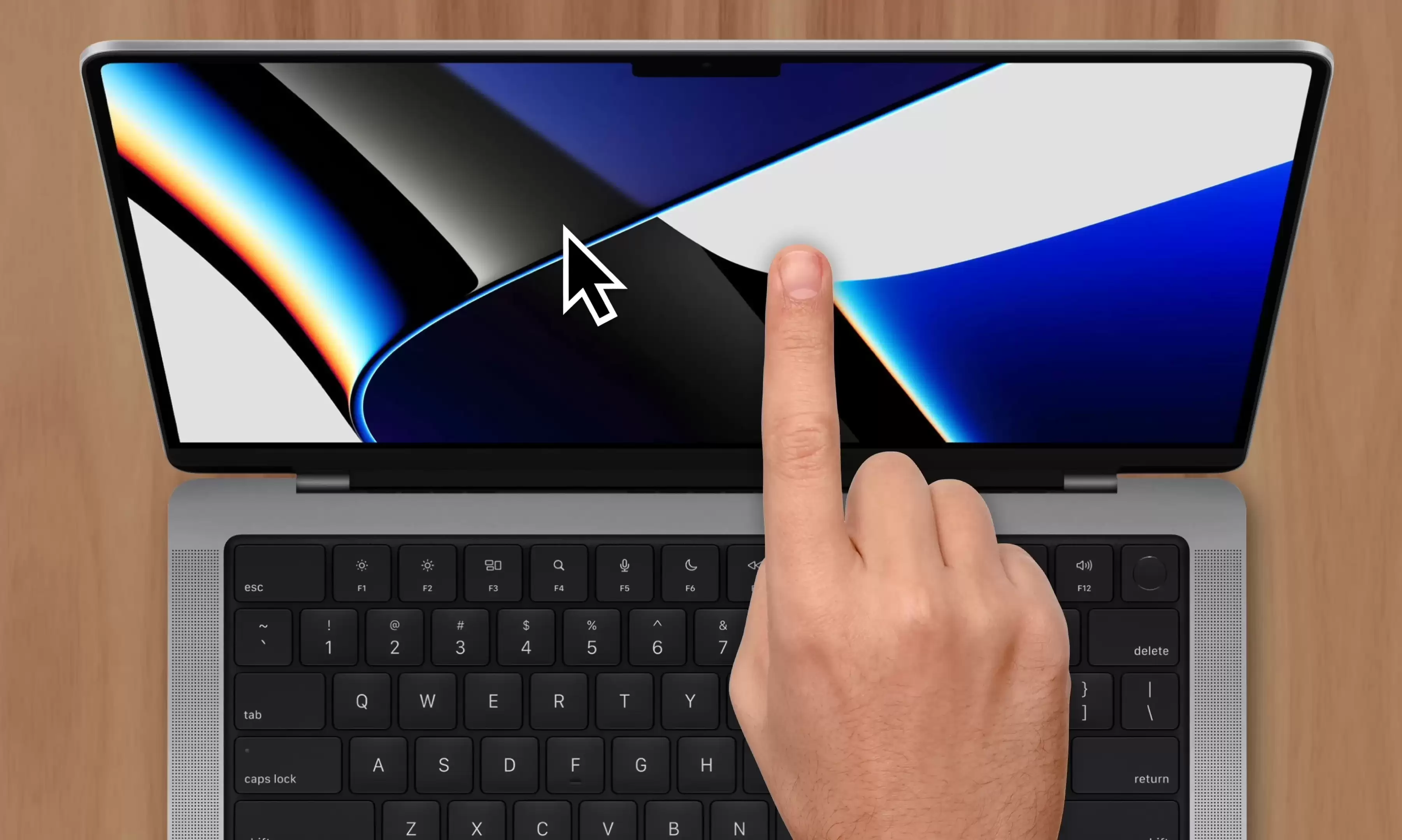 触屏MacBook实锤！上班摸鱼短视频随便刷？