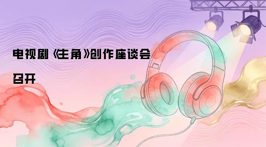 电视剧《主角》创作座谈会举行