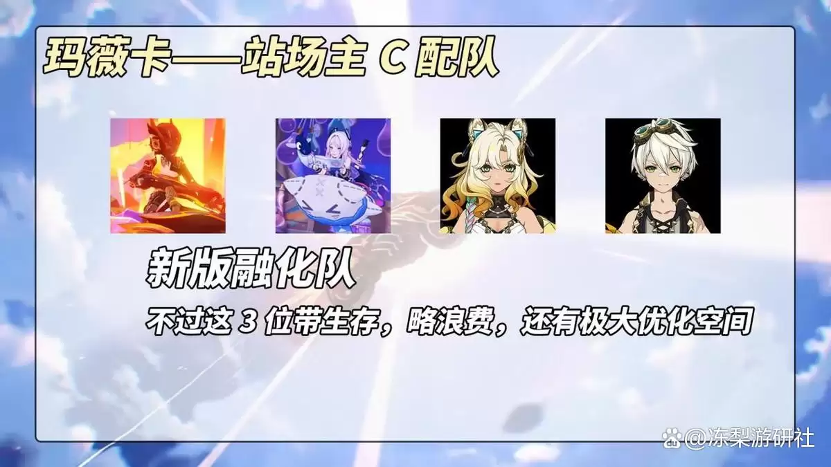 原神玛薇卡平民配队攻略