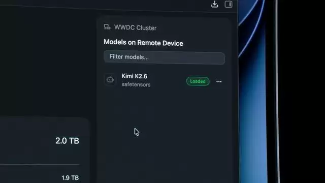 苹果AI讲座重头戏:4台Mac Studio本地运行Kimi K2.6模型